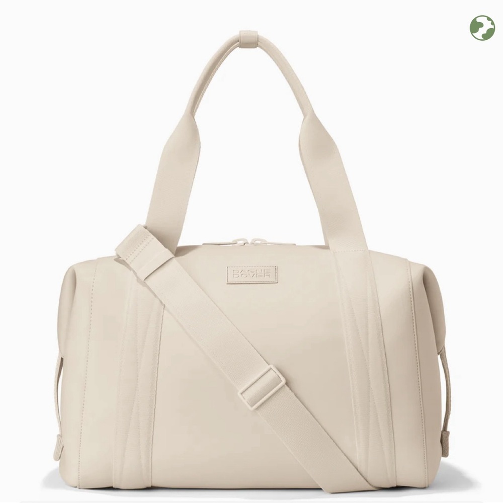 Dagne Dover Landon Neoprene Carryall Bag Oyster Neoprene size Large